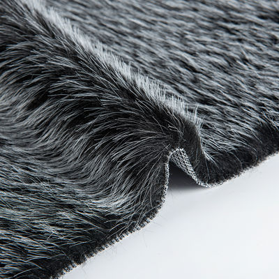 Long Pile Faux Fur Fabric For Garment Customization with 100% Arcylic Plush Material