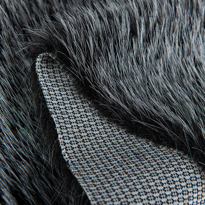 Long Pile Faux Fur Fabric For Garment Customization with 100% Arcylic Plush Material