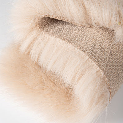 Soft 100% Polyester Faux Rabbit Fur Fabric for Winter Ponchos and Ladies Pullovers