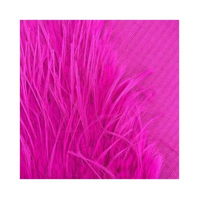 Plush Long Pile Faux Fur Collar with and Knitted Backing Technics