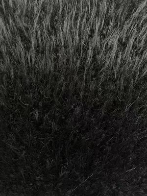 Long Pile Faux Fur Fabric with Tip-Dyed Pattern and 1200gsm