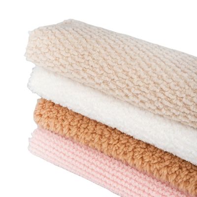 100% Polyester Soft Knitted Plush Fleece Shu Velveteen Mirco Sherpa Fabric Lightweight