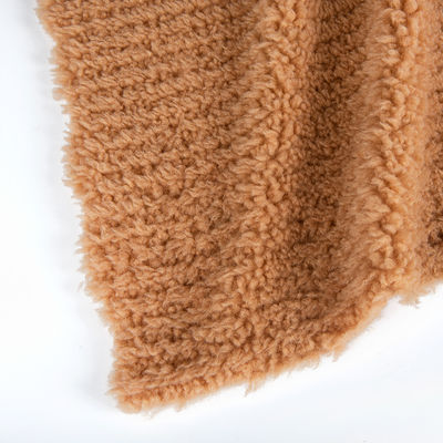 100% Polyester Soft Knitted Plush Fleece Shu Velveteen Mirco Sherpa Fabric Lightweight
