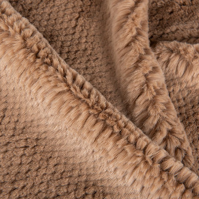 Design Short Fur Faux Fur Sherpa Teddy Fabric with 100% Polyester Front Material
