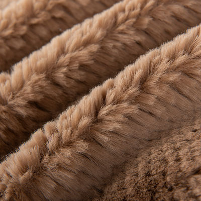 Design Short Fur Faux Fur Sherpa Teddy Fabric with 100% Polyester Front Material