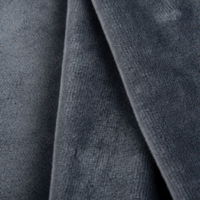 Short Plush Velvet Fabric 95%Polyester 5%Spandex Elastic Customized Color Plain Style