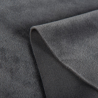 Short Plush Velvet Fabric 95%Polyester 5%Spandex Elastic Customized Color Plain Style