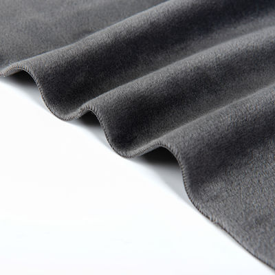 Short Plush Velvet Fabric 95%Polyester 5%Spandex Elastic Customized Color Plain Style