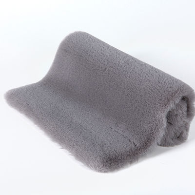 Polyester Long Pile Faux Fur Trim Fabric for Super Soft Faux Rabbit Fur Look and Feel