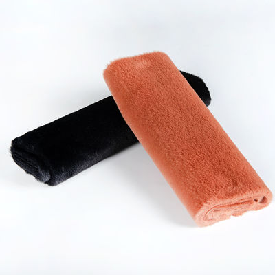 Weft Knitted Rabbit Fur Fabric for Comfortable and Fashionable Garments