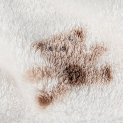 Soft 100% Polyester Jacquard Sherpa Fleece Fabric for Winter Clothing Knitted Design