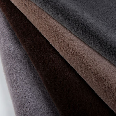 100% Inspection Faux Fur 100% Polyester Short Fabric for Coat No Yarn Count Dyed Pattern