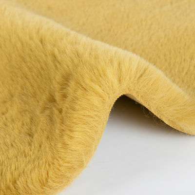 100% Inspection Faux Fur 100% Polyester Short Fabric for Coat No Yarn Count Dyed Pattern