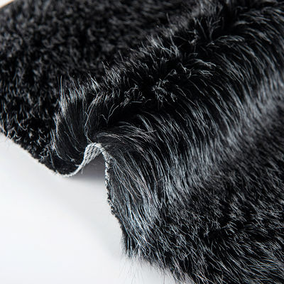 100% Arcylic Back Material Artificial Jacquard Long Fur Faux Fur Fabric for Garment