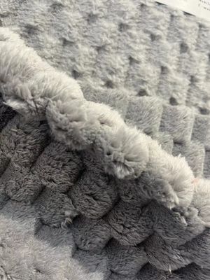 Wind Proof Customizable Yarn Count Soft Sherpa Fleece Fabric for Blanket 100% Polyester