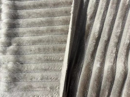 Custom Winter Blanket Super Soft Flannel Fleece Fabric with Customizable Yarn Count