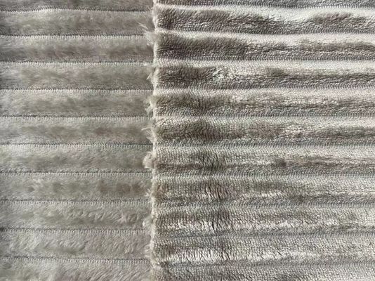 Custom Winter Blanket Super Soft Flannel Fleece Fabric with Customizable Yarn Count