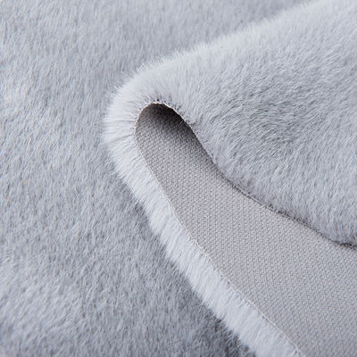 Medium Weight 360gsm 100% Polyester Rabbit Fur Faux Fur Fabrics for Winter Garment
