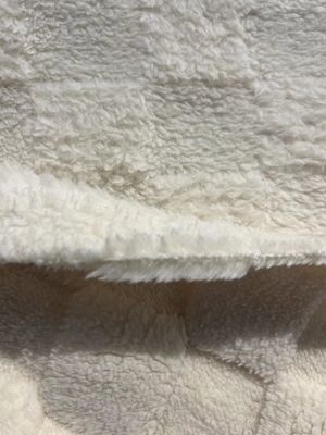 Soft Knitted Jacquard Pattern Fleece Fabric for Shu Velveteen Double Side Mirco Sherpa