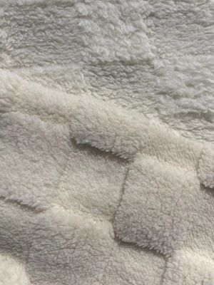 Soft Knitted Jacquard Pattern Fleece Fabric for Shu Velveteen Double Side Mirco Sherpa