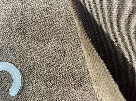 Soft Hand Feeling Knitted Weft Polyester Fleece Fabric for Garments/Toys 100% Polyester