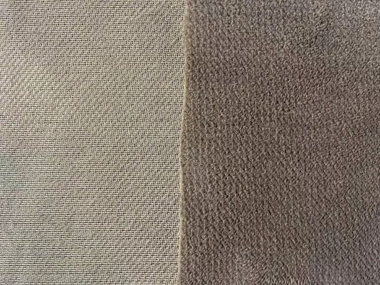 Soft Hand Feeling Knitted Weft Polyester Fleece Fabric for Garments/Toys 100% Polyester