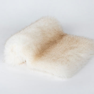High Weight Plush Knitted Backing Technics Long Hair Pile Soft Faux Fur for and Fabric