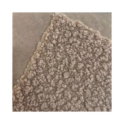 Soft and Durable Knitted Weft Teddy Fleece Fabric for Home Textile/Garments/Toys