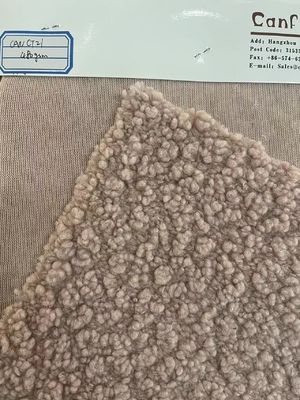Soft and Durable Knitted Weft Teddy Fleece Fabric for Home Textile/Garments/Toys