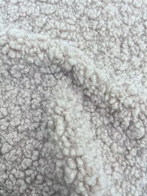 Soft and Durable Knitted Weft Teddy Fleece Fabric for Home Textile/Garments/Toys