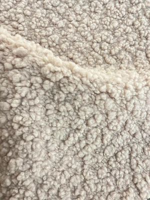 Soft and Durable Knitted Weft Teddy Fleece Fabric for Home Textile/Garments/Toys