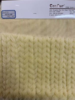Short Fur Fabric Soft Faux Fur for Coat Toy Yarn Count Contact Length 60cm Color Gray