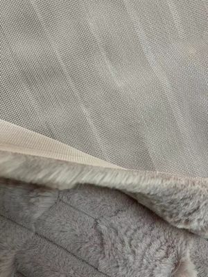 Soft and Durable Short Pile Faux Fur Fabric for Home Textile Knitted Backing Technics