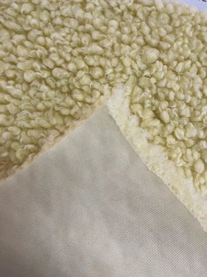 100% polyester Teddy fleece velvet fabric for clothing home textiles cushions and toys