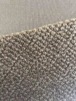 Artificial Soft Plush Faux Fur Sherpa Teddy Fabric with Front Material 100% Polyester