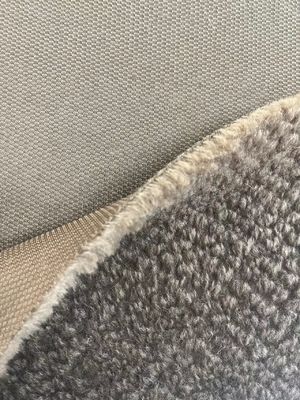 Artificial Soft Plush Faux Fur Sherpa Teddy Fabric with Front Material 100% Polyester