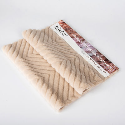 Width 58/60" Custom Color 100% Polyester Brushed Faux Fur Fabric Plush Fabric Free Sample
