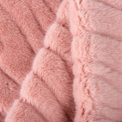 Width 58/60" Custom Color 100% Polyester Brushed Faux Fur Fabric Plush Fabric Free Sample