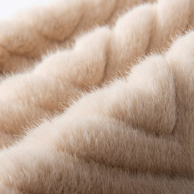 Width 58/60" Custom Color 100% Polyester Brushed Faux Fur Fabric Plush Fabric Free Sample
