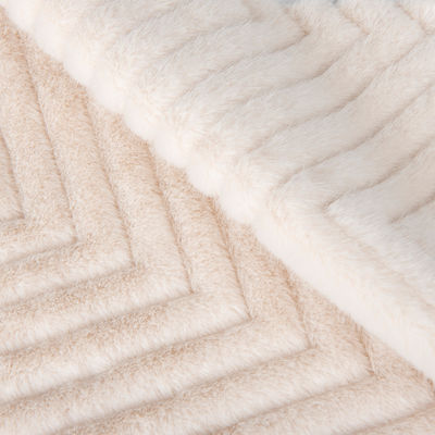 Width 58/60" Custom Color 100% Polyester Brushed Faux Fur Fabric Plush Fabric Free Sample