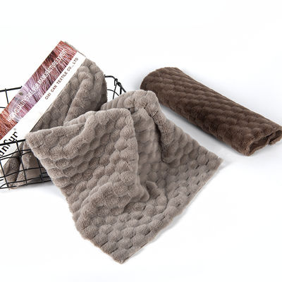 Soft and Cozy 100% Polyester Tricot Knitted Brushed Faux Fur Fabric for Ladies Coat