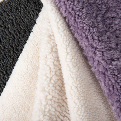 2024 Polyester Suede Teddy Fabric for Garment and Sofa Wildely Used Woven Fabric