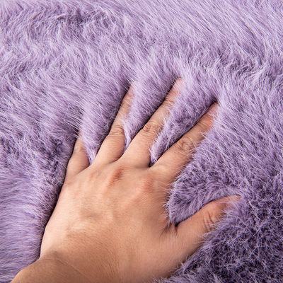 Tip-Dyed Knitted Backing 100% Polyester Long Pile Faux Fur Fabric for End Customers