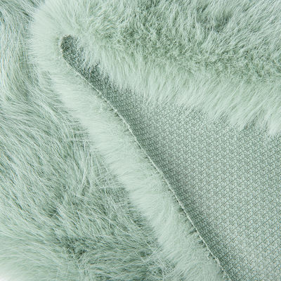 Tip-Dyed Knitted Backing 100% Polyester Long Pile Faux Fur Fabric for End Customers