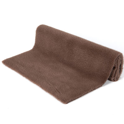Medium Weight 100% Polyester Faux Rabbit Fur Fabric with Soft and Luxurious Style