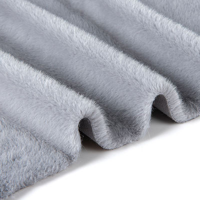 Medium Weight 100% Polyester Faux Rabbit Fur Fabric with Soft and Luxurious Style