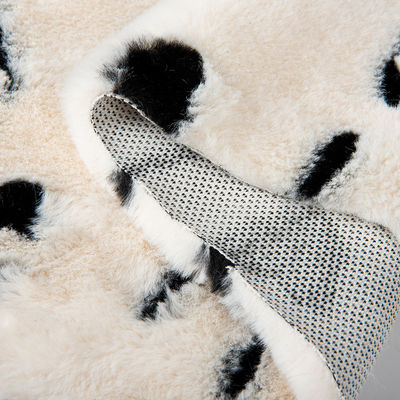 Supersoft Faux Rabbit Mink Fur Short Hair Windproof Rabbit Fur Fabric with Soft Hand Feeling